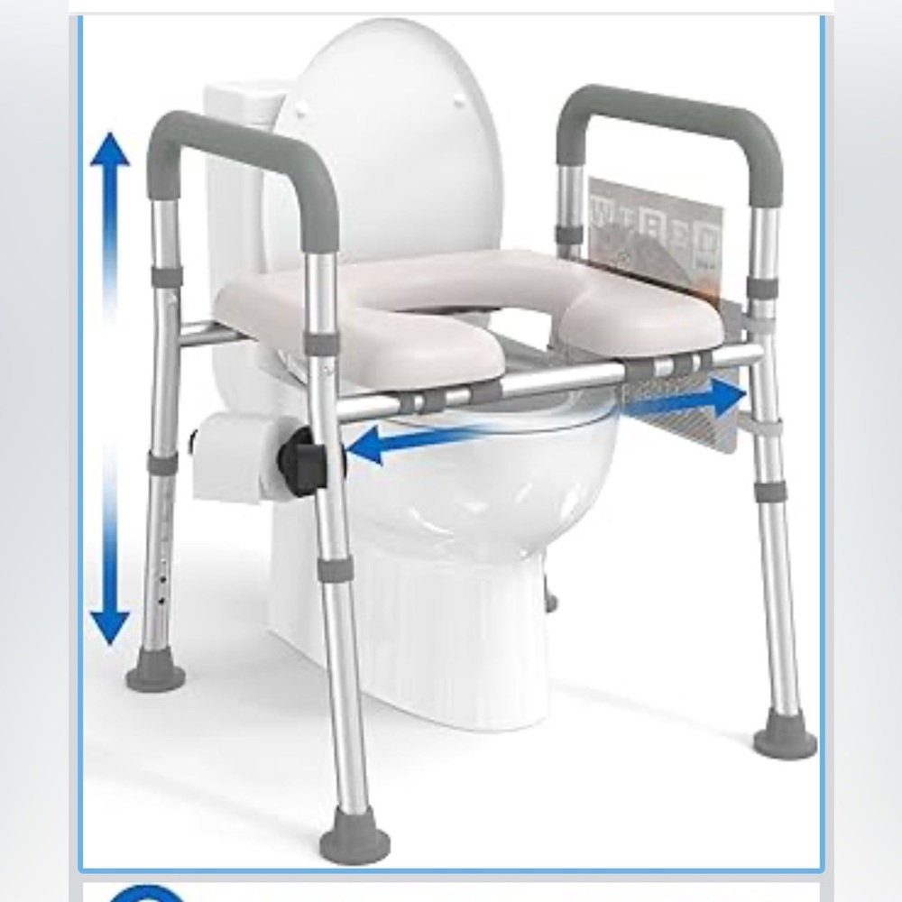 Adjustable Toilet Safety Rail